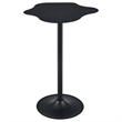 Pemberly Row Curved 29-inch Cloud-Shaped Bistro Bar Table in Black