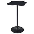 Pemberly Row Curved 29-inch Cloud-Shaped Bistro Bar Table in Black