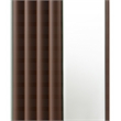 Pemberly Row 67-inch Square Tapered Mirrored Floor Lamp in Brown