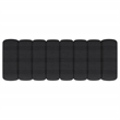 Pemberly Row Fabric Upholstered Tufted Accent Bench in Charcoal
