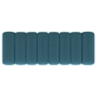 Pemberly Row Fabric Upholstered Tufted Accent Bench in Peacock Blue
