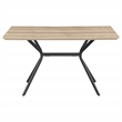 Pemberly Row 53-inch Composite Wood Dining Table in Light Brown