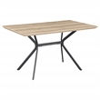 Pemberly Row 53-inch Composite Wood Dining Table in Light Brown