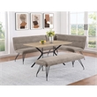 Pemberly Row 53-inch Composite Wood Dining Table in Light Brown