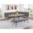 Pemberly Row 53-inch Composite Wood Dining Table in Light Brown