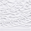 Pemberly Row 2-door Mandala Accent Cabinet in Distressed White