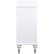 Pemberly Row 2-door Mandala Accent Cabinet in Distressed White