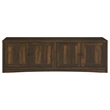 Pemberly Row 4-door Engineered Wood 78-inch TV Stand in Dark Pine