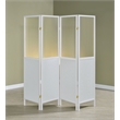 Pemberly Row 4-Panel Room Divider Folding Shoji Screen in White