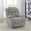 Pemberly Row Upholstered Power Lift Recliner Chair with USB Port in Grey