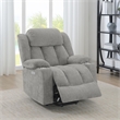 Pemberly Row Upholstered Power Lift Recliner Chair with USB Port in Grey