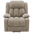 Pemberly Row Upholstered Power Lift Recliner Chair with USB Port in Camel