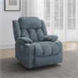 Pemberly Row Upholstered Power Lift Recliner Chair in Slate Blue
