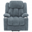 Pemberly Row Upholstered Power Lift Recliner Chair in Slate Blue