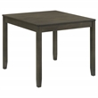 Pemberly Row 5-piece Square Dining Table and 4 Chairs Set in Charcoal