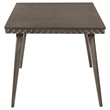 Pemberly Row 5-piece 59-inch Rectangular Dining Set in Dark Brown
