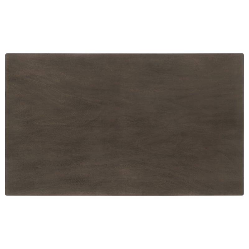 Pemberly Row 5-piece 59-inch Rectangular Dining Set in Dark Brown