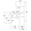 Pemberly Row 7-piece 59-inch Rectangular Wood Dining Set in White Washed