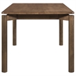 Pemberly Row 59-inch Rectangular Solid Wood Dining Table in Natural Walnut