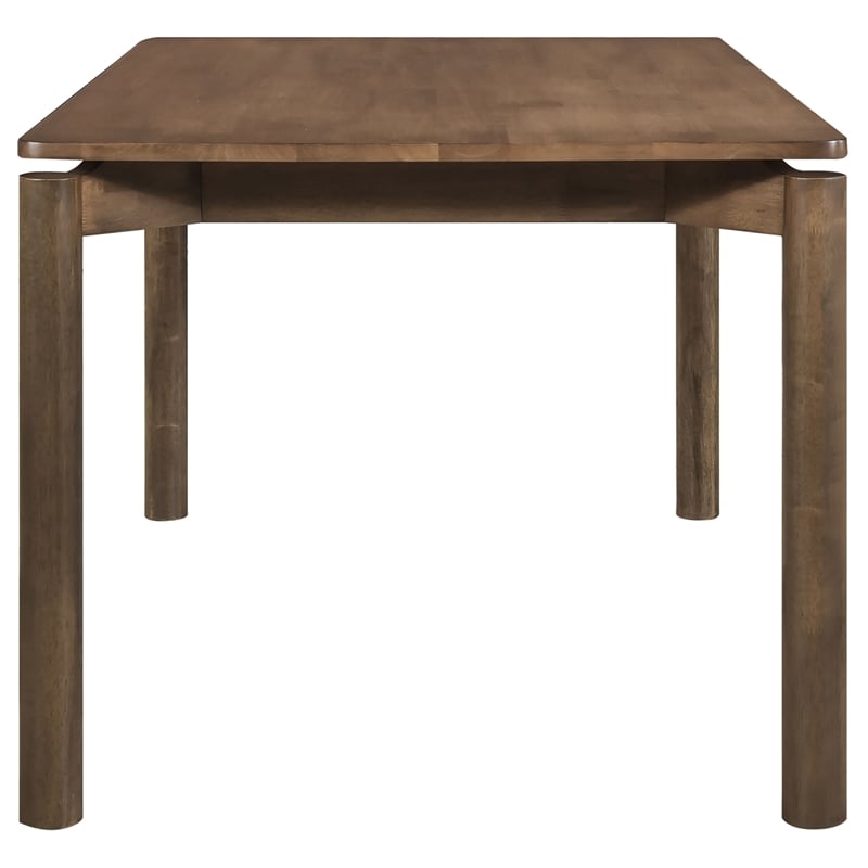 Pemberly Row 5-piece 59-inch Wood Dining Set in Natural Walnut