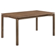 Pemberly Row 7-piece 59-inch Wood Dining Set in Natural Walnut