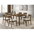 Pemberly Row 59-inch Rectangular Wood Dining Table in Dark Brown