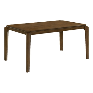 Pemberly Row 59-inch Rectangular Wood Dining Table in Dark Brown