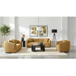 Pemberly Row 3-Piece Fabric Upholstered Sofa Set in Mustard Yellow