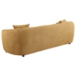 Pemberly Row 3-Piece Fabric Upholstered Sofa Set in Mustard Yellow