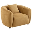 Pemberly Row 3-Piece Fabric Upholstered Sofa Set in Mustard Yellow