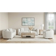 Pemberly Row Contemporary 3-Piece Fabric Upholstered Sofa Set in Sand
