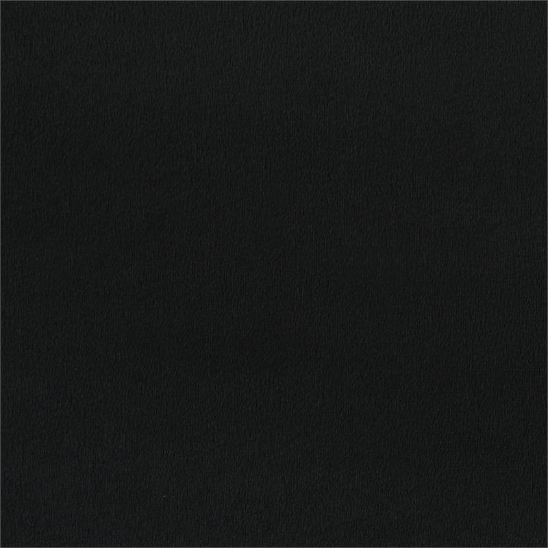 Pemberly Row 5-Drawer Velvet Upholstered LED Chest of Drawers in Black