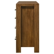 Pemberly Row 8-Drawer Transitional Wood Dresser in Warm Brown