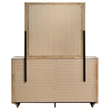 Pemberly Row 6-Drawer Sinter Stone Top Dresser and Mirror in Light Oak
