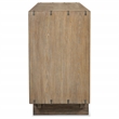 Pemberly Row 9-Drawer Live-Edge Rustic Wood Dresser in Weathered Oak