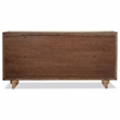 Pemberly Row 9-Drawer Live-Edge Rustic Wood Dresser in Weathered Oak
