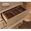 Pemberly Row 9-Drawer Live-Edge Rustic Wood Dresser in Weathered Oak