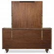 Pemberly Row 9-Drawer Rustic Wood Dresser with Mirror in Weathered Oak