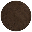 Pemberly Row Round Pedestal Traditional Wood Dining Table in Dark Oak
