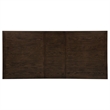 Pemberly Row Rectangular Trestle Traditional Wood Dining Table in Dark Oak
