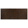 Pemberly Row Rectangular Trestle Traditional Wood Dining Table in Dark Oak