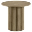 Pemberly Row 5-Piece Velvet Counter Height Dining Set in Gray/Oak