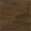 Pemberly Row Round Fluted Wood Counter Height Dining Table in Walnut