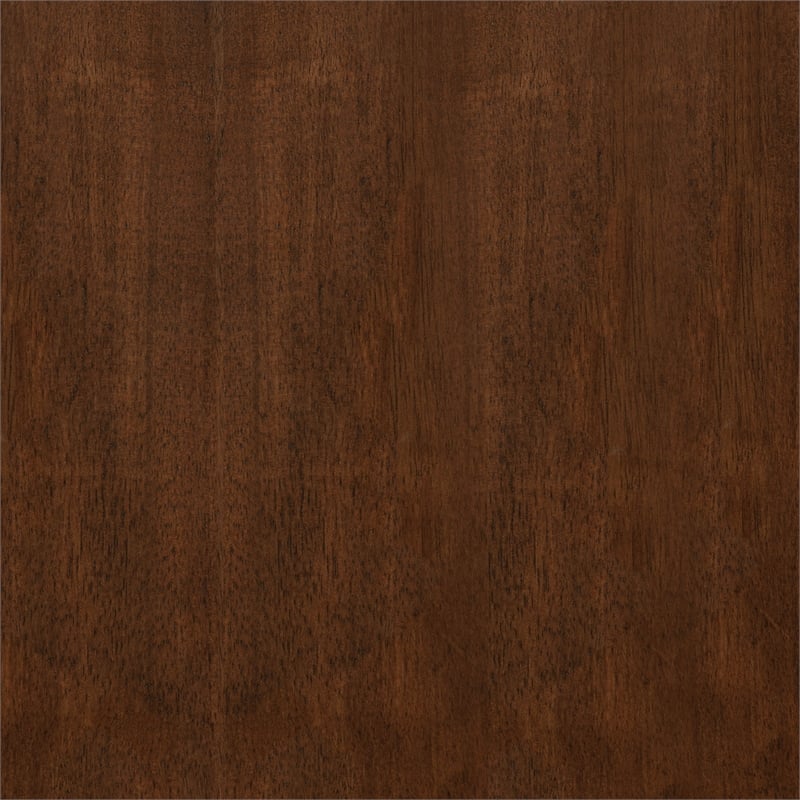 Pemberly Row 5-Piece Wood Dining Set with Curved Spindle Chair in Walnut