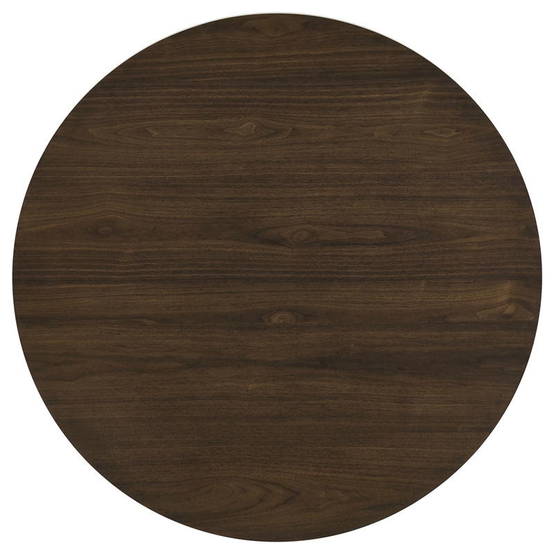 Pemberly Row 5-Piece Dining Set with Spindle Chair in Wheat/Walnut