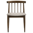 Pemberly Row 5-Piece Dining Set with Spindle Chair in Wheat/Walnut