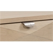 Pemberly Row 2-Piece Transitional Wood Coffee Table Set in Light Elm