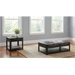 Pemberly Row 2-Piece Transitional Wood Coffee Table Set in Coffee