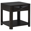 Pemberly Row 2-Piece Transitional Wood Coffee Table Set in Coffee