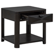 Pemberly Row 3-Piece Transitional Wood Coffee Table Set in Coffee